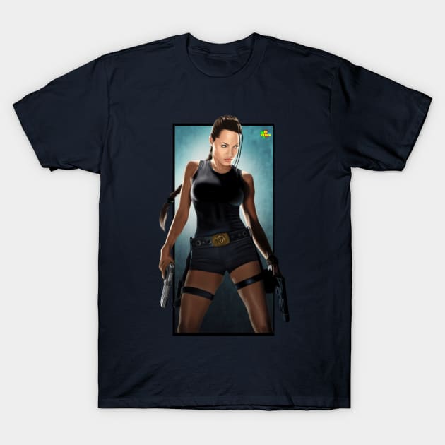 tomb raider T-Shirt by NRO Arte Digital